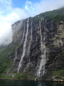 Norway Fjords Waterfall